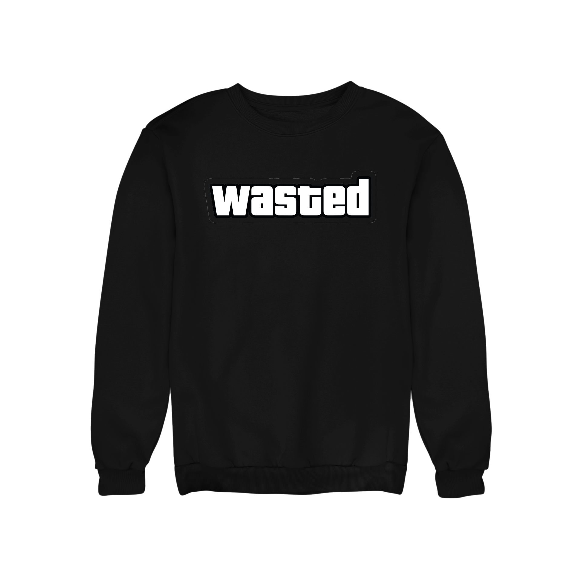 Wasted Baskılı Sweatshirt